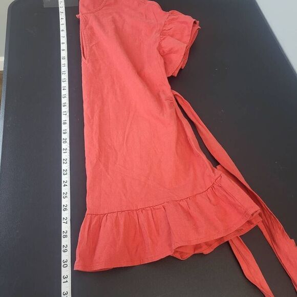 Tularosa Red Ruffle Mini Dress - Picture 8 of 8